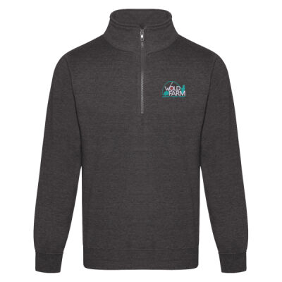 ADULTS EMBRIODERED  ¼ ZIP SWEATSHIRT Thumbnail